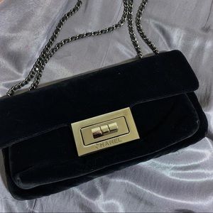 Chanel Velvet Chain Bag